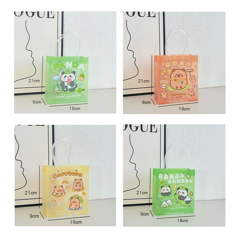 

Plastik Tote Bag Tas Kado Hadiah Ulang Tahun Capybara Import