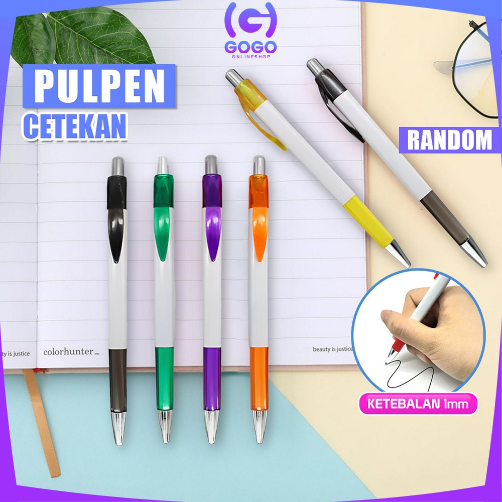 

GOGO-A94 Pulpen Plastik 1MM Pen Promosi Segi Empat / Pena Cetekan Pulpen Alat Tulis Kantor dan Sekolah Pulpen Souvenir Carinex