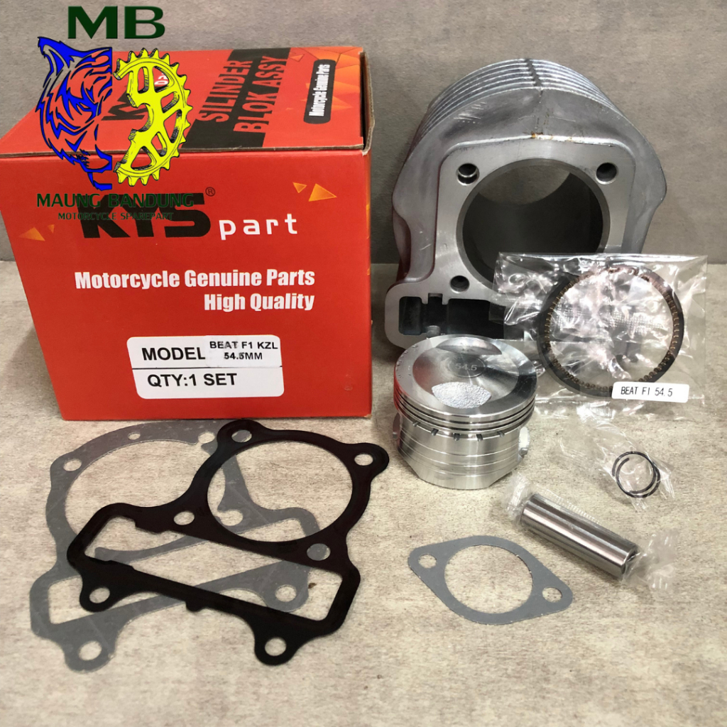 BLOK SEHER BEAT FI 54,5 MM  KYS BORE UP RACING CYLINDER BLOK 1SET BEAT FI  54,5 MM BORE UP RACING ME