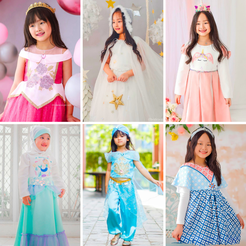 CONTOH DIPAKAI ANAK DRESS PARTY BALLOON (Untuk Live)