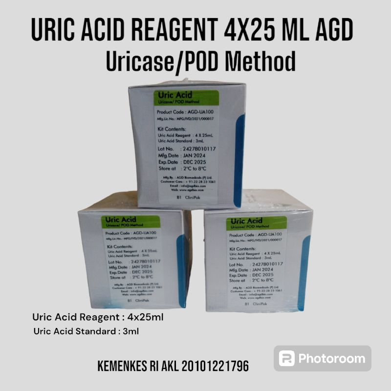 Uric Acid Reagent 4x25ml AGD