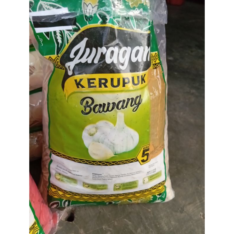 

kerupuk bawang merk juragan
