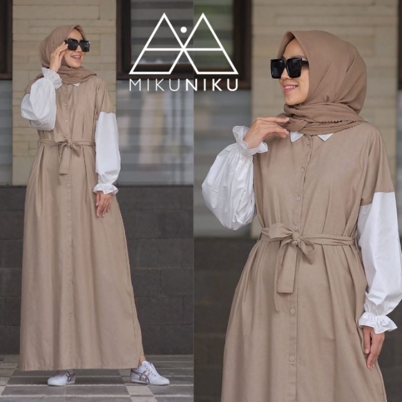 RAYPOSE.ID -❤️GARANSI ORIGINAL❤️ AYRA MAXI DRESS ORI MIKUNIKU BY INJI