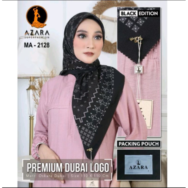 AZARA|HIJAB SEGI 4 MOTIF|LASERCUT