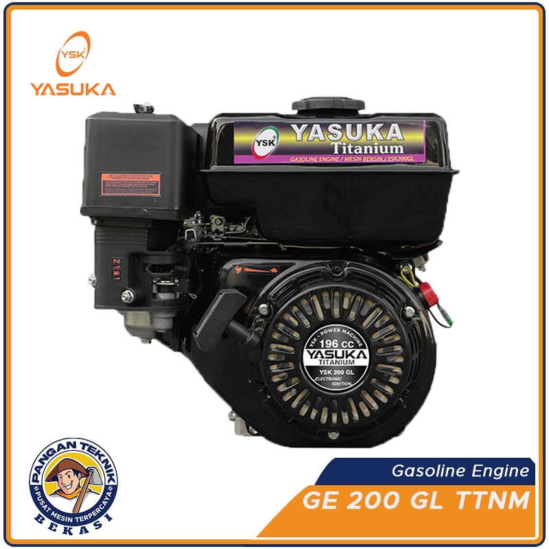 YSK 200 GL YASUKA TITANIUM GASOLINE ENGINE | GX200 GL Titanium Yasuka | Mesin Penggerak Bensin | Mes