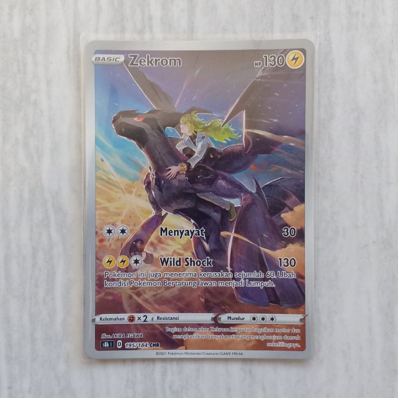 Kartu Pokemon TCG Indonesia ZEKROM CHR