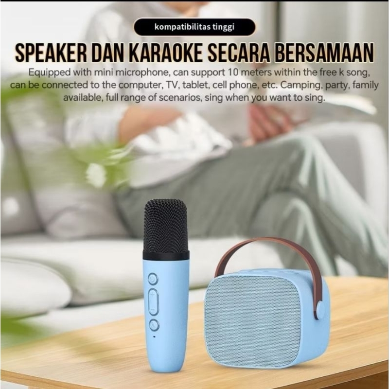 Speaker Bluetooth Mini Free 1 Mic Wearless Fleco K12