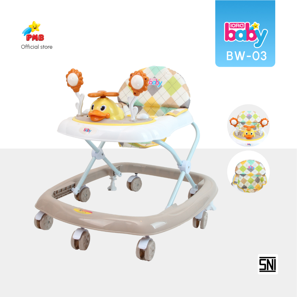 BABY WALKER MURAH APOLO BAYI MURAH BW 03 PMB IORA//BABY WALKER ADA MUSIK DAN MAINAN EDUKASI