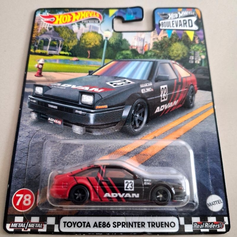 Hotwheels PREMIUM BOULEVARD - TOYOTA AE86 SPRINTER TRUENO