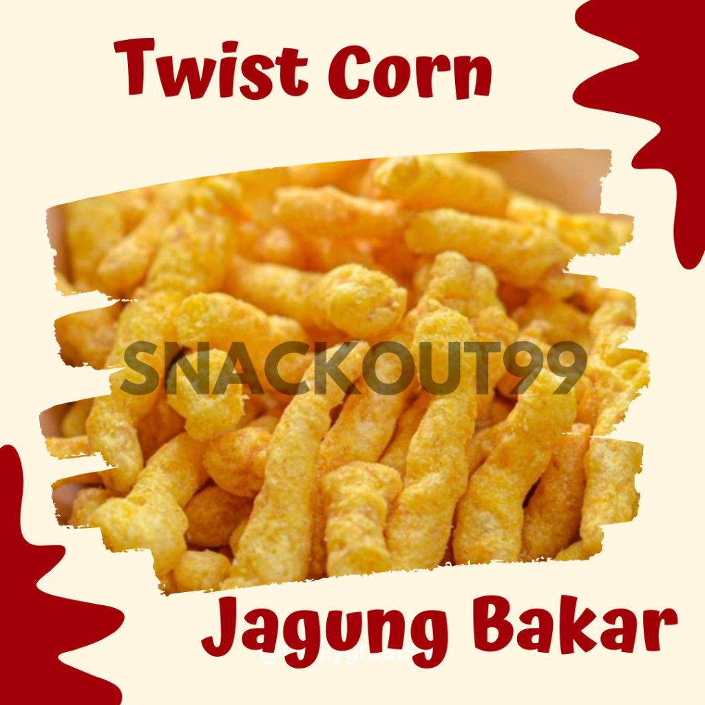 

Twist Corn Jagung Bakar 250 gram Termurah Terenak