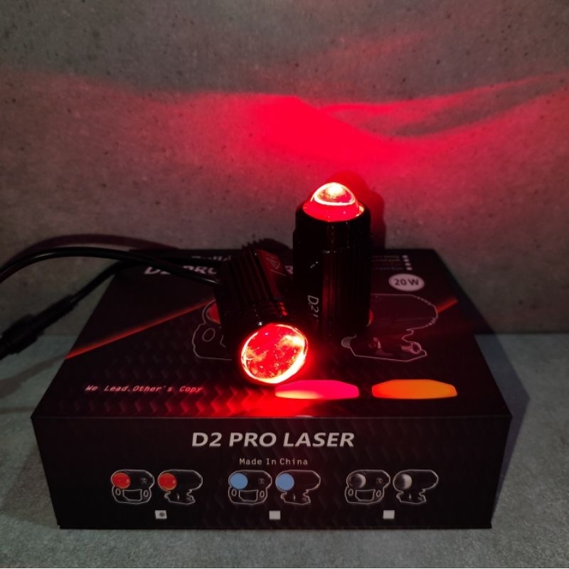 LAMPU TEMBAK SOROT LASER D2 PRO LASER BULLAES