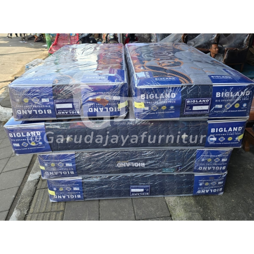 KASUR BIGLAND / KASUR MATRAS BIGLAND SPRING BED GARANSI PER PEGAS 15 TAHUN/ SPRING BED BERKUALITAS/ 