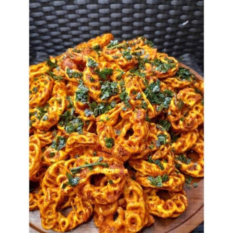

KERUPUK SEBLAK KERING MAWAR PEDAS EXTRA DAUN JERUK 1KG