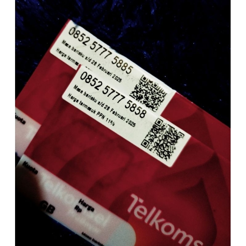 NOMOR CANTIK TELKOMSEL MAJU MAPAN 5777 5858 5777 5885