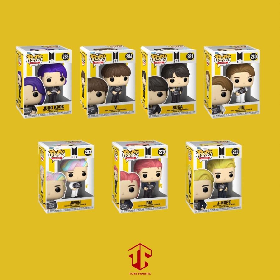 FUNKO POP BTS BUTTER FULL SET