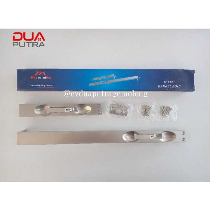 GRENDEL TANAM MULLER/ GRENDEL SLOT PINTU/ GRENDEL JENDELA/ KUNCI TANAM PINTU 30 CM