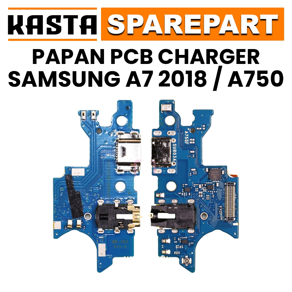 PCB / KONEKTOR / PAPAN CAS SAMSUNG A7 2018 / A750 ORIGINAL