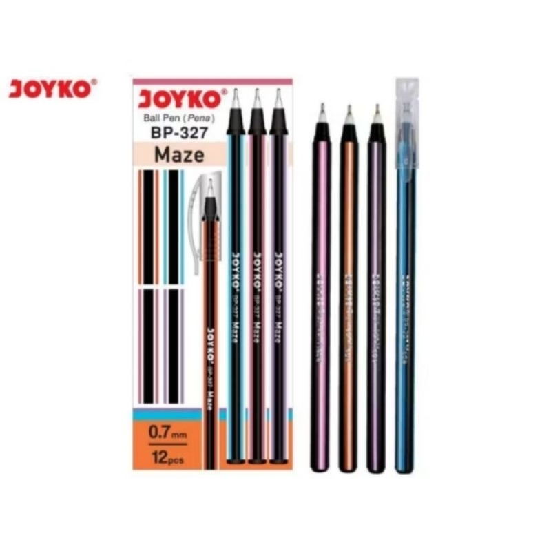 

Pena Pulpen Ball Pen Joyko Bp-327 Maze 1 lusin