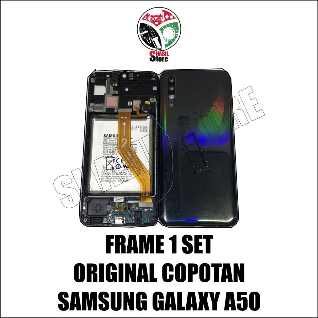 FRAME 1 SET SAMSUNG GALAXY A50 ORIGINAL