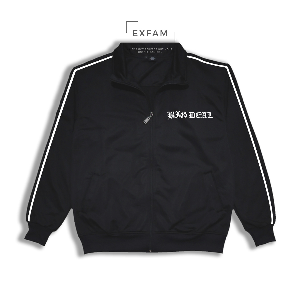 Jaket Tracktop Big Deal Crew Kim Gimyung Outfits Manhwa Korea