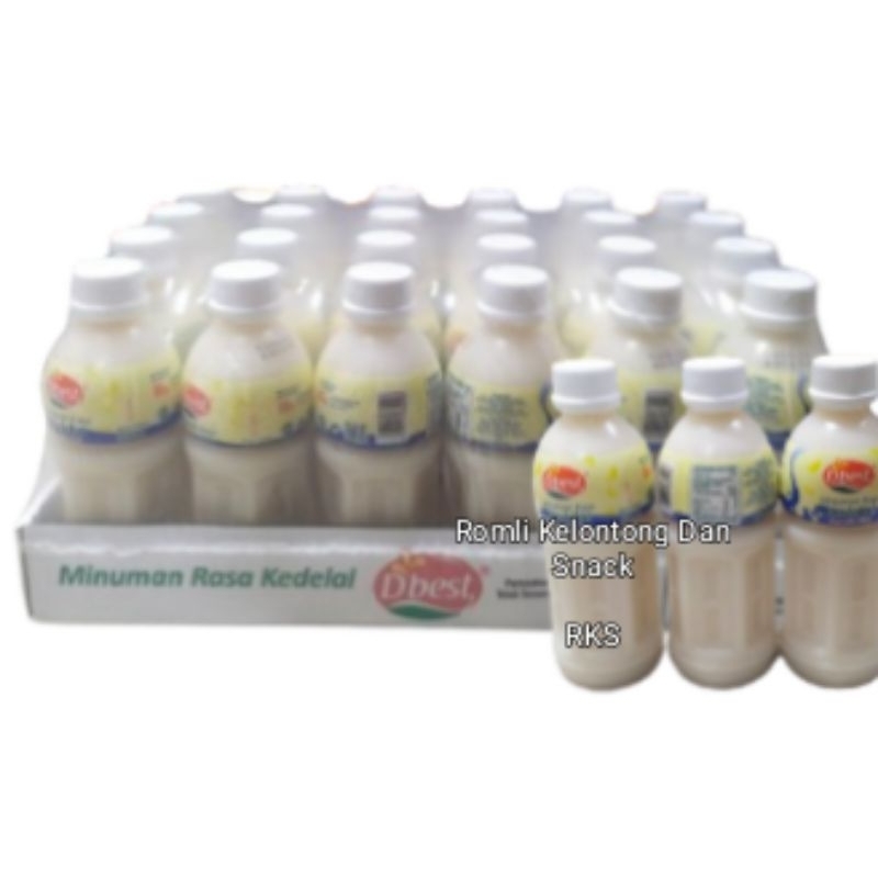 

D'Best MINUMAN RASA KEDELAI / SOYA BEAN D BEST DRINK 1 Dus / Karton isi 24 Botol 310ml