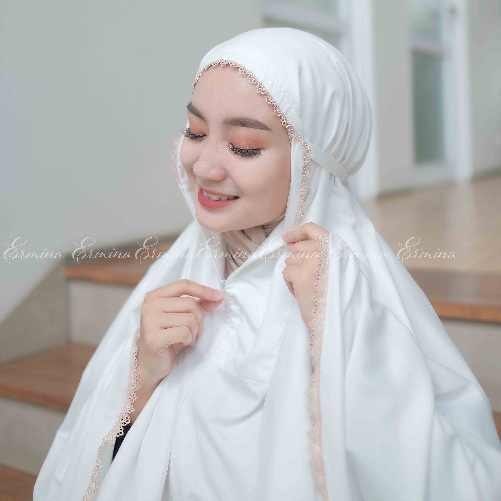 Ermina Mukena Dewasa 2 in 1 Katun Premium Traveling