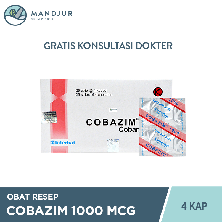 Cobazim 1000 mcg 4 Kapsul