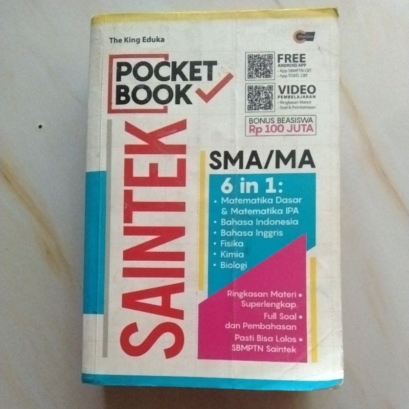 POCKET BOOK SAINTEK SMA/MA