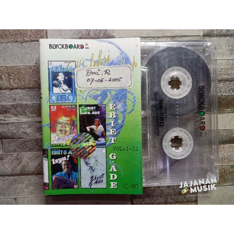 Kaset Koleksi Terlengkap Ebiet G Ade