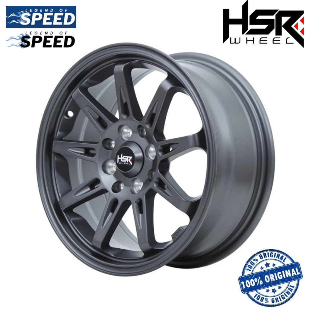 Velg Racing HSR TIKALA ring 15 (brio, jazz, yaris, agya, ayla, kijang, panther dll)