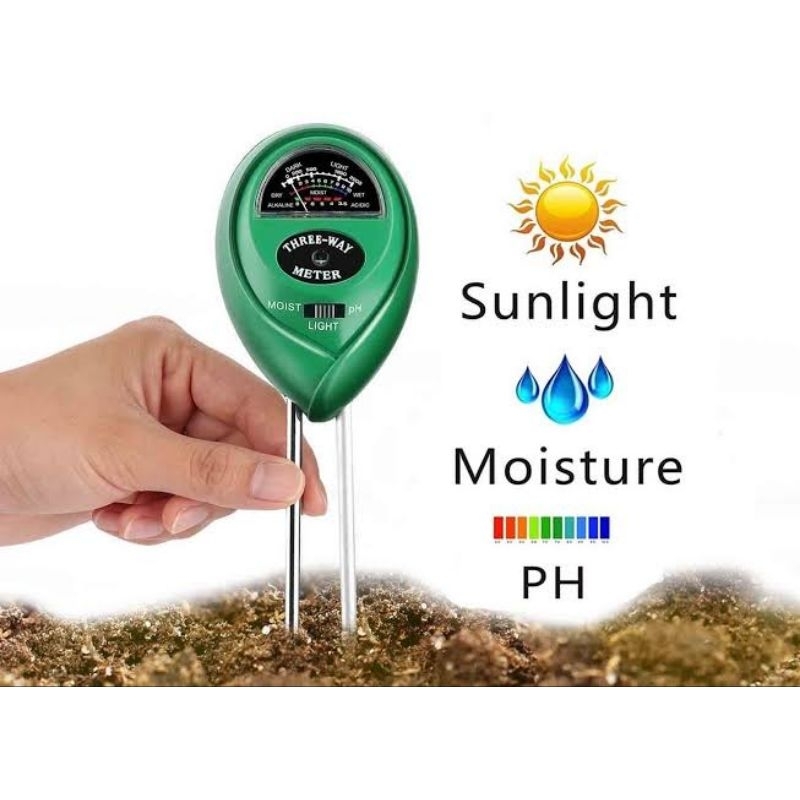 PH meter tanah soil tester