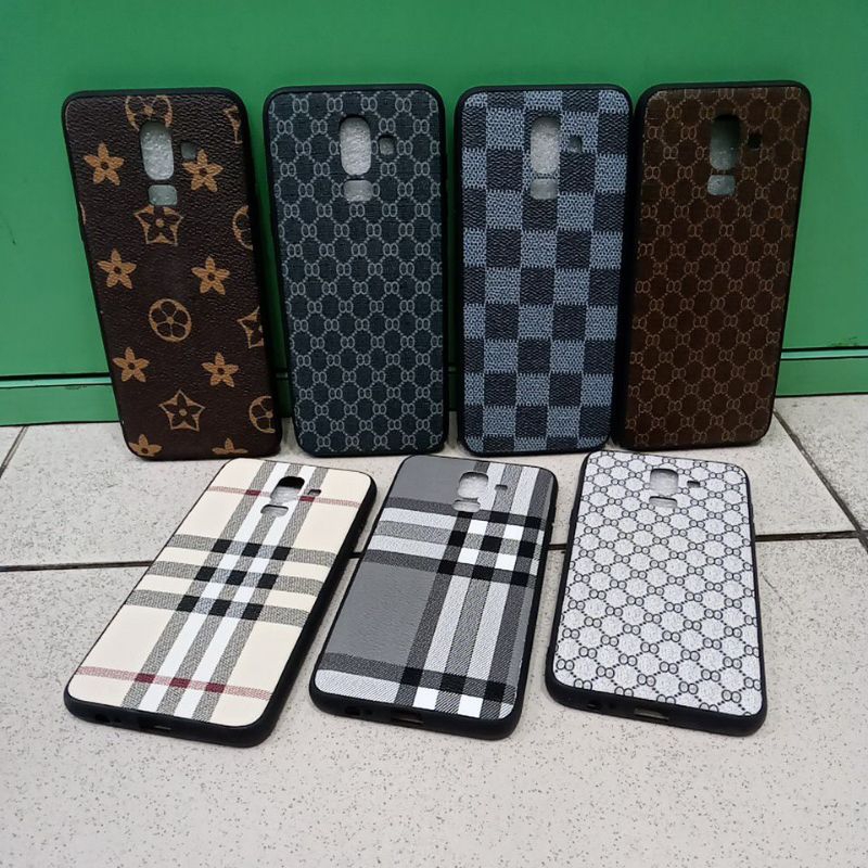 Softcase Motif Lv Case keren elegan Samsung J8 / A6 Plus 2018