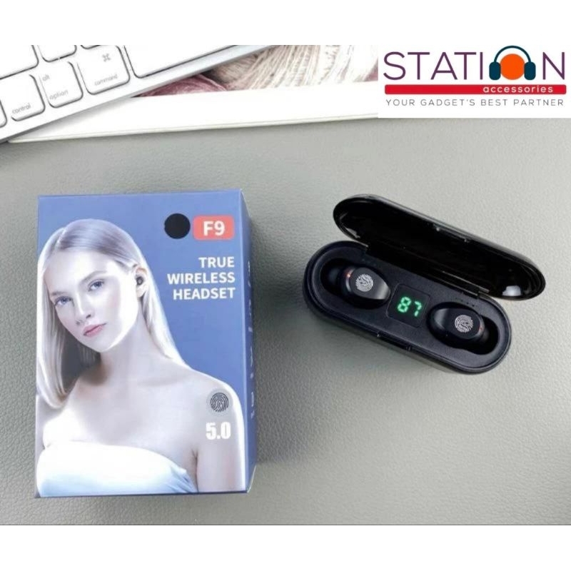 Headset F9 TWS True Wireless Bluetooth 5.0