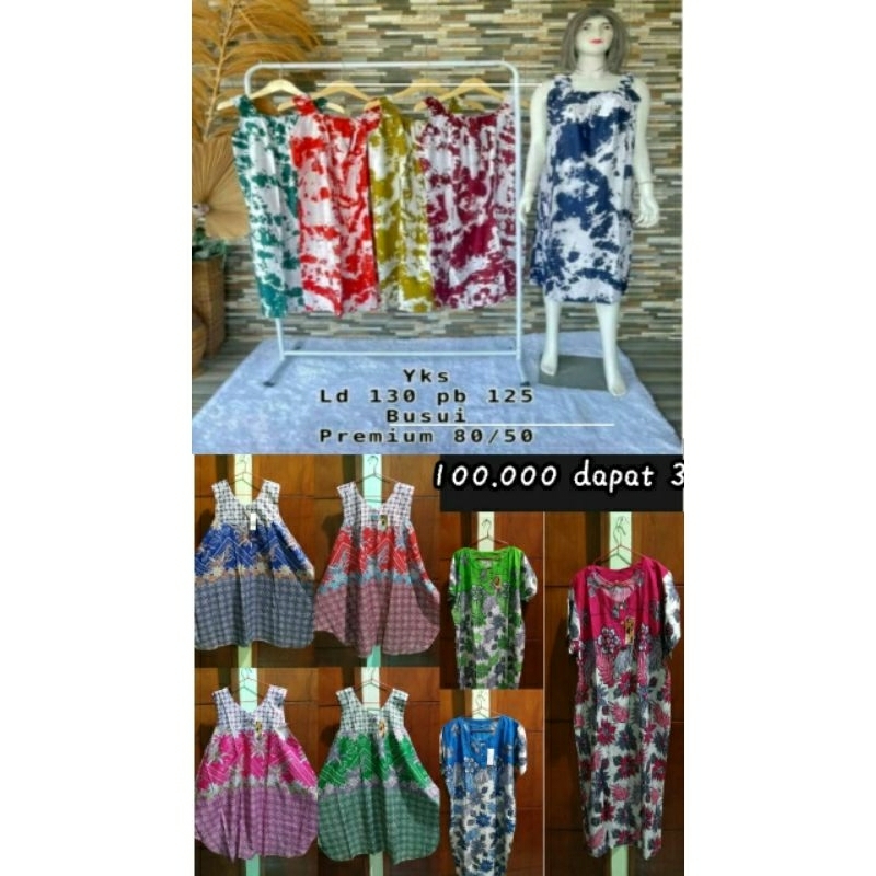 DASTER PROMO 100.000 dapat 3 daster