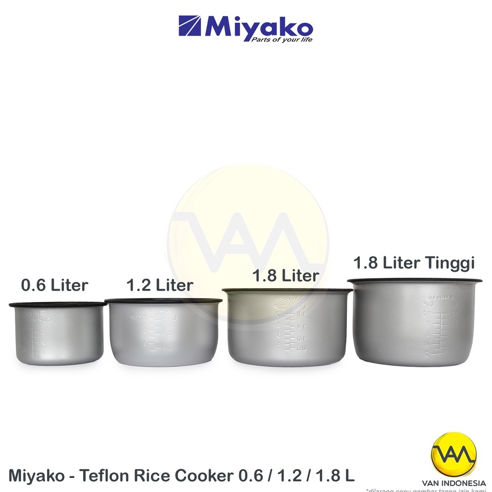Panci Magicom Rice Cooker Teflon 6  1  12  18 Liter Miyako o K2W5