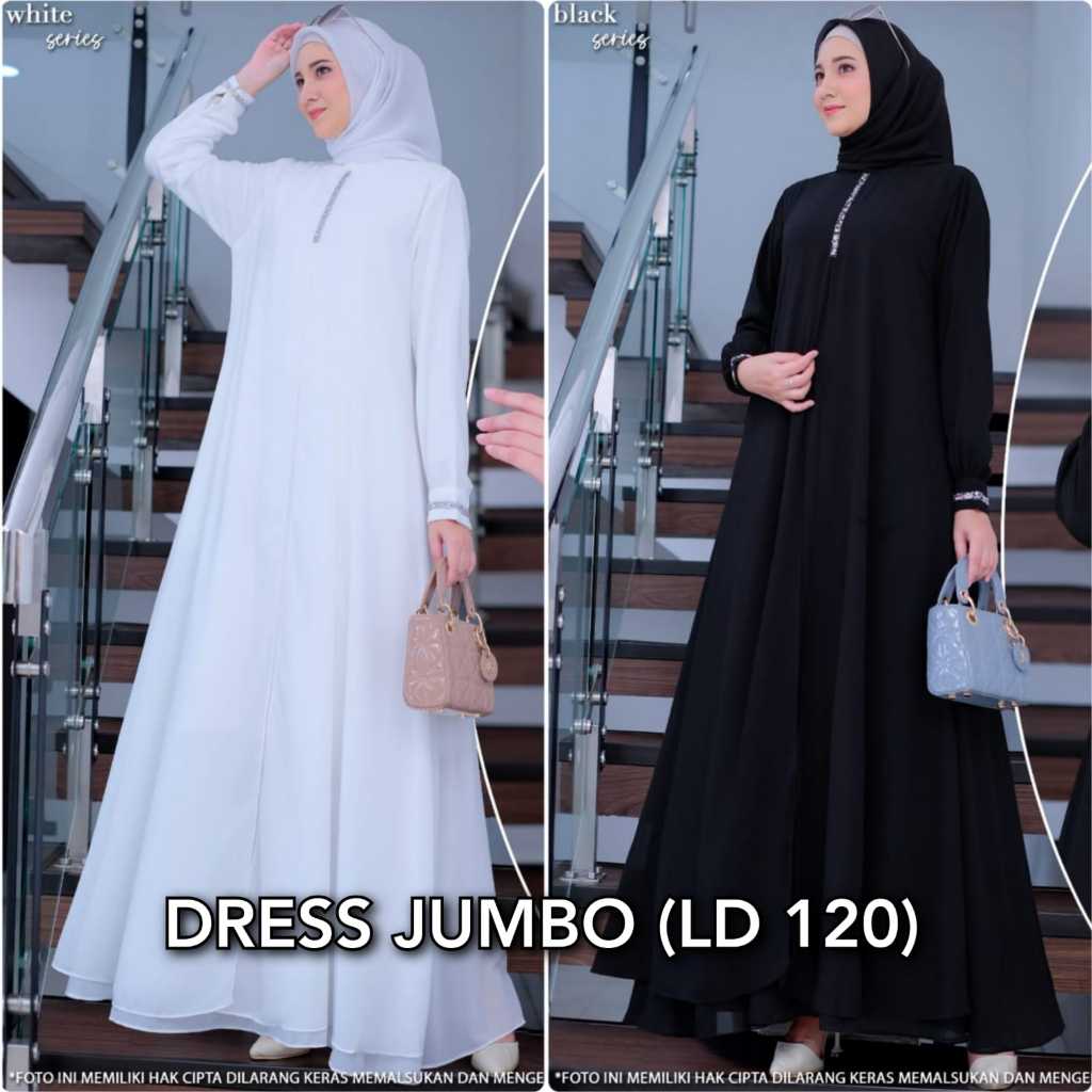 Haleemah Dress Jumbo By Shofiya Ld 120