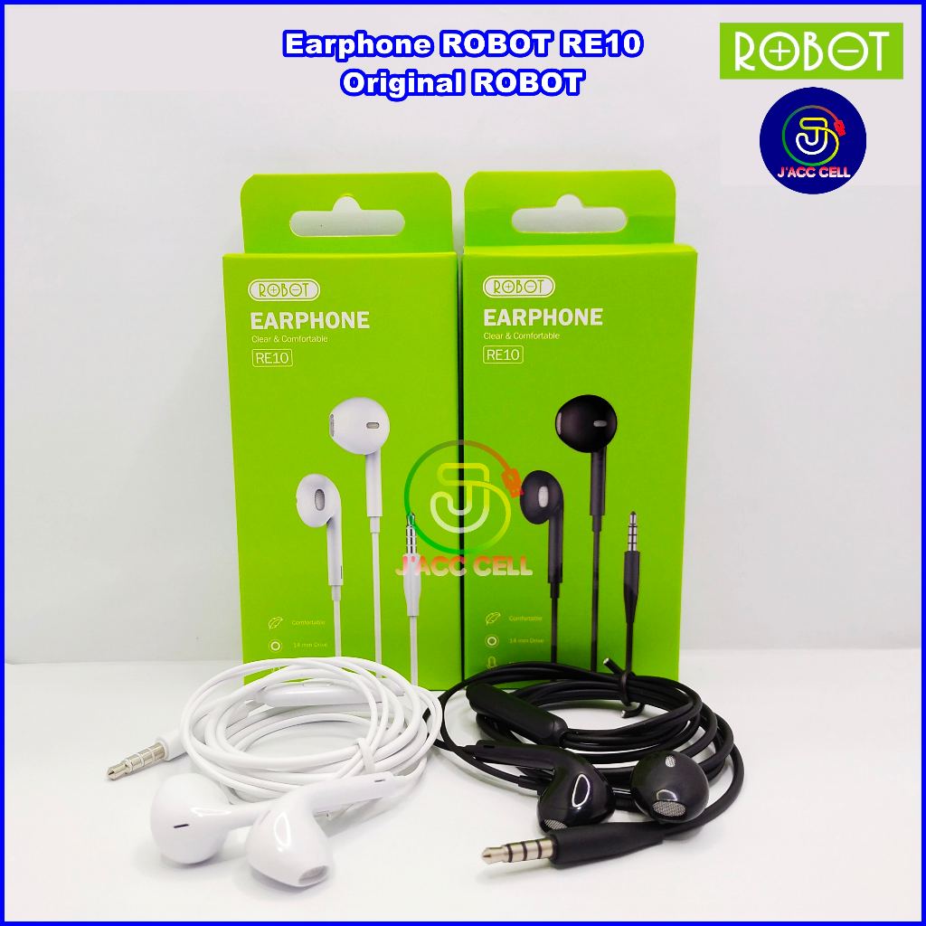 HF Robot RE10 Headset Earphone Robot RE10 Android Iphone Original ROBOT