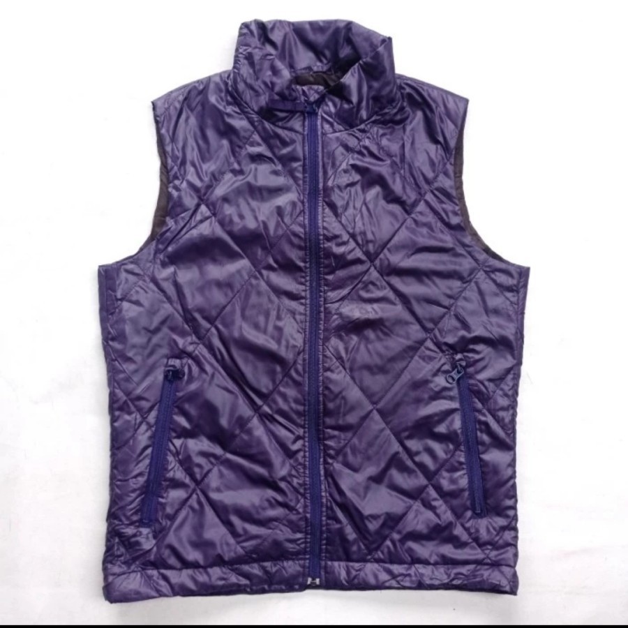 rompi uniqlo padded quilted air tech vest casual outdoor riding