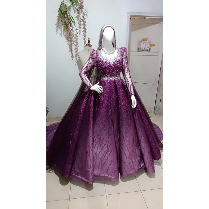 GAUN PENGANTIN BARBIE MODERN// BAJU PENGANTIN MUSLIMAH