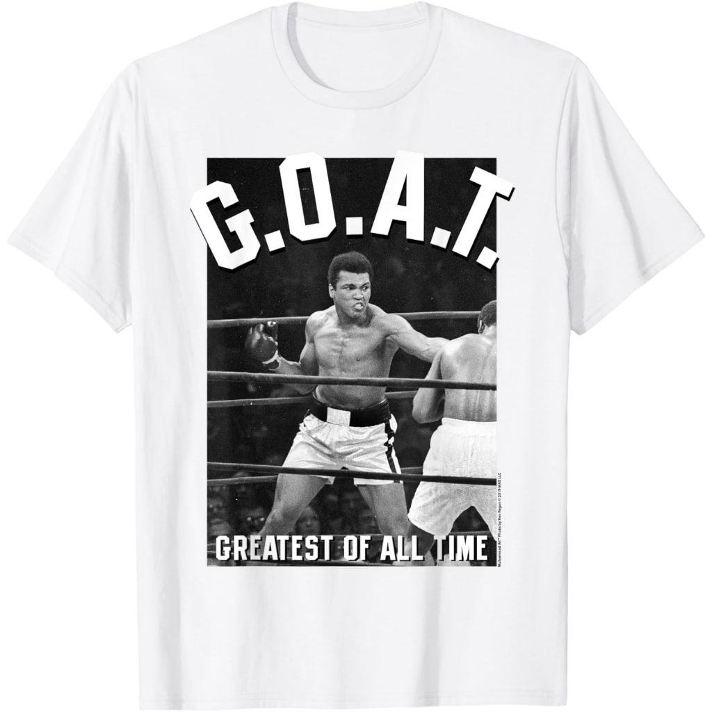 Baju Dewasa Muhammad Ali Greatest of All Time T-Shirt Fashion Pakaian Atasan Kaos Laki Pria Wanita M