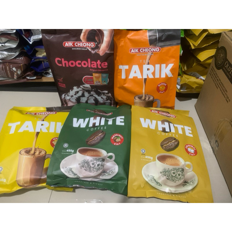 

AIK CHEONG TEH TARIK MALAYSIA ORIGINAL| AIK CHEONG WHITE COFFEE | AIK CHEONG CHOCOLATE COKLAT