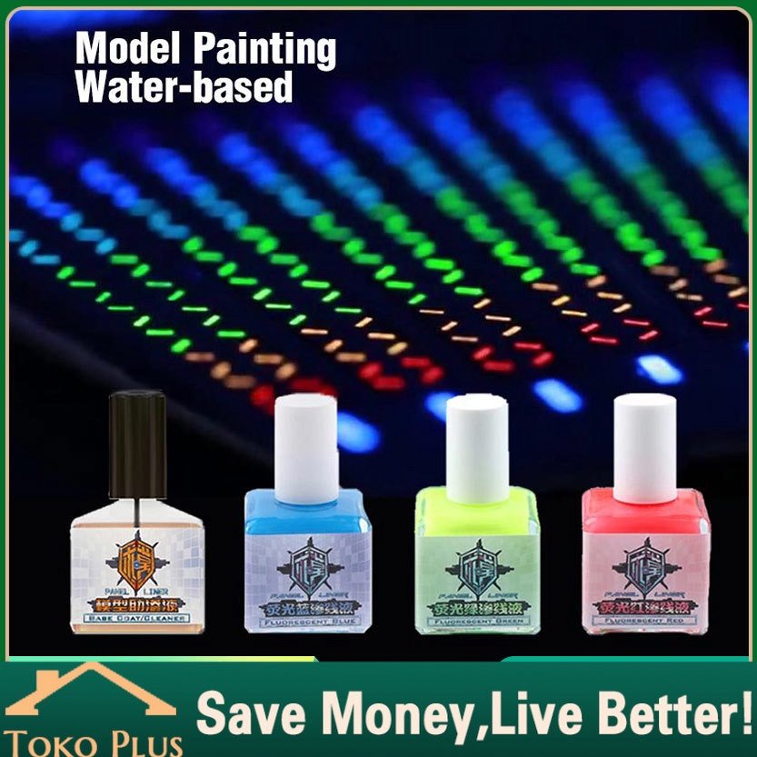 

Fluorescent Panel Line Accent Color Panel Liner Glow in the UV Light Gundam u Q1N8