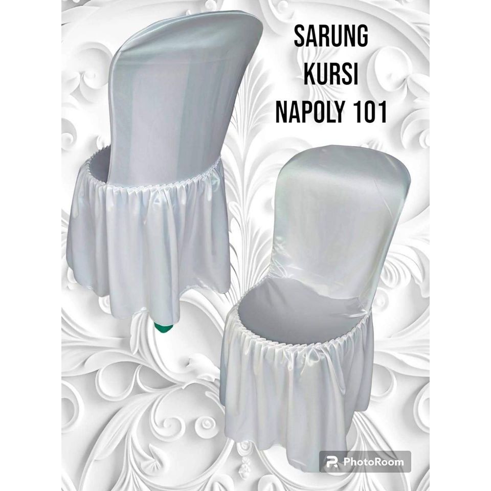 SARUNG KURSI NAPOLY 101 POLOSAN MURAH MERIAH / BUNGKUS KURSI PLASTIK / SARUNG KURSI PLASTIK / SARUNG