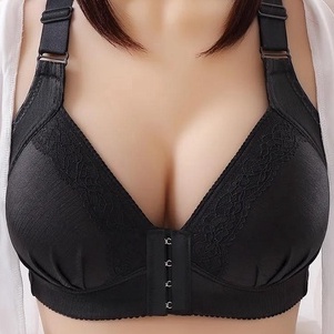 KODE M87U Bh wanita Bra Big size cup besar kait depan Bra Jumbo Tanpa Kawat size 3646 Readystock B81