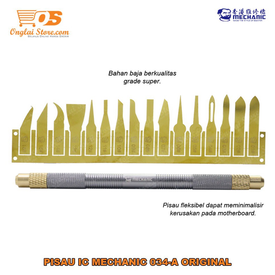 

Pisau IC Pen Cutter MECHANIC 34A 17 IN 1 ORIGINAL f E6A3