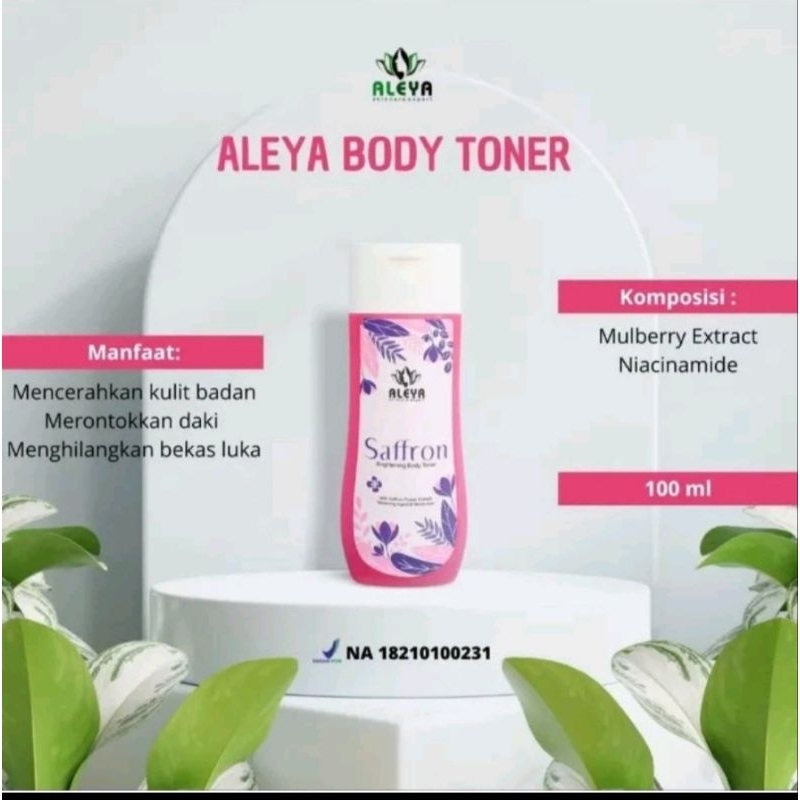 ALEYA Saffron Brightening Body Toner