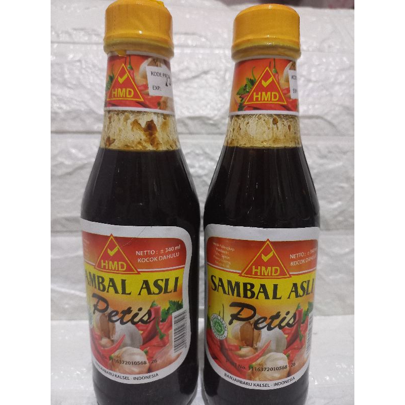 

Sambal Petis HMD 340 ml kemasan botol