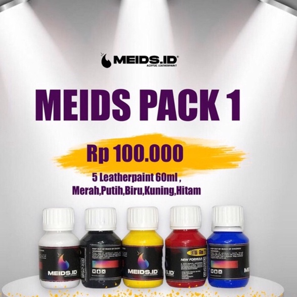 

Cat lukis cat midsole Leatherpaint MEIDS PACK 1 r X8F2