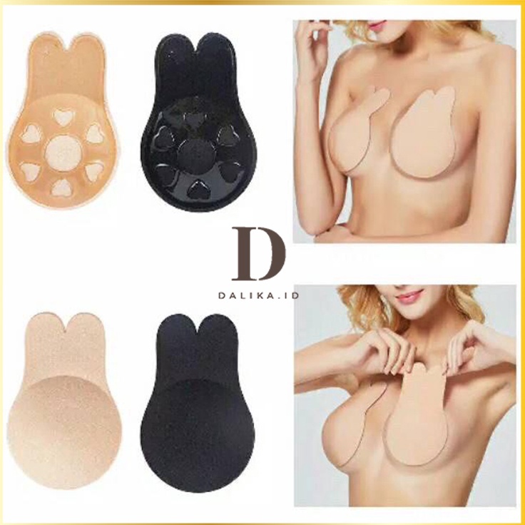 Bra Pad  Nipple Pad Rabbit Ear Busa Pad Padding Push Up Bra Nipple Lift Cover Premium Wanita Dalika