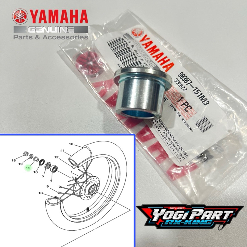 BOSH BOS RODA DEPAN BAGIAN KANAN RX KING RXKING ORIGINAL